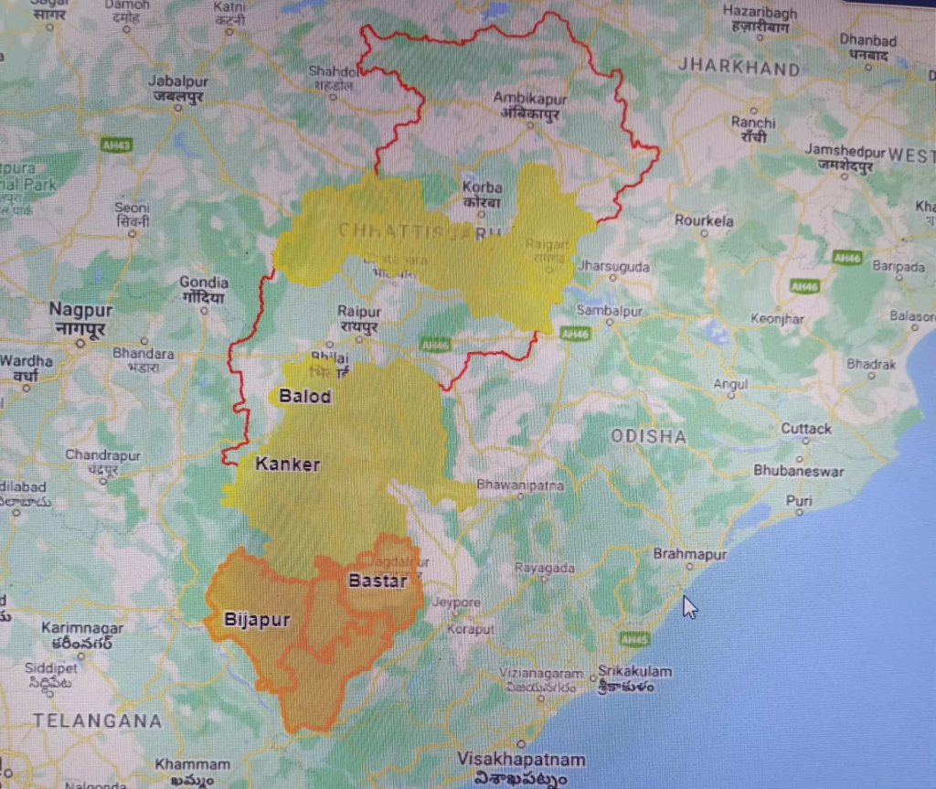 CG में 19 और 20 जुलाई को भारी बारिश की चेतावनी