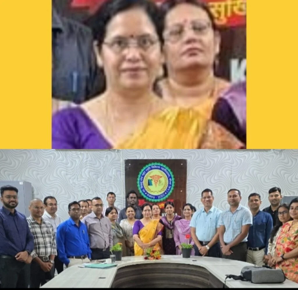 डॉ श्रीमती रंजना आर्या डीन का पदभार ग्रहण कर कोरबा मेडिकल कॉलेज का किया निरीक्षण, स्टाफ ने किया स्वागत